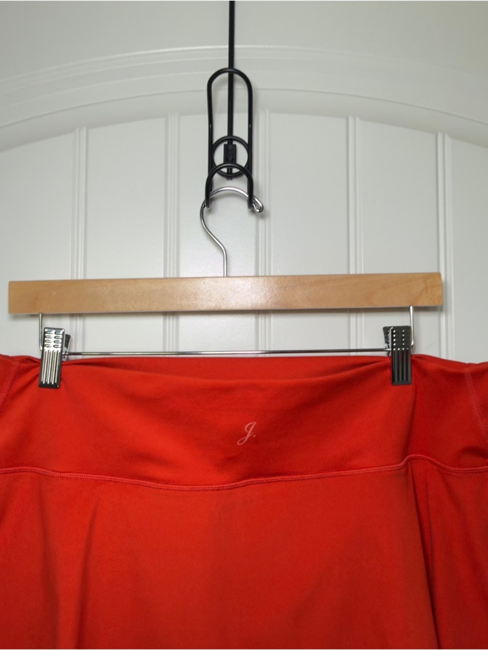 J. Crew Athletic Active XL Orange Cloud Stretch High Rise Skirt Skort - Picture 8 of 10